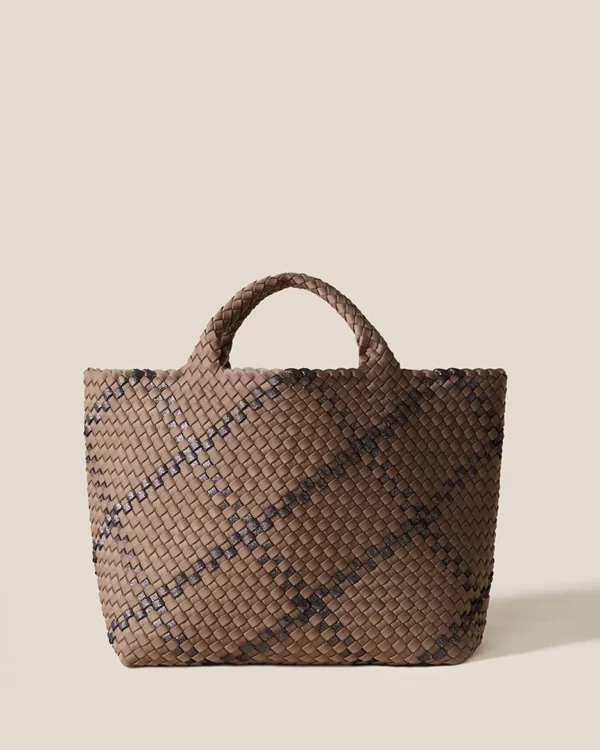 St. Barths Medium Tote Plaid^NAGHEDI Store