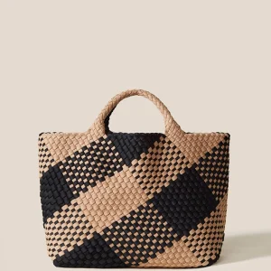 St. Barths Medium Tote Plaid^NAGHEDI Fashion