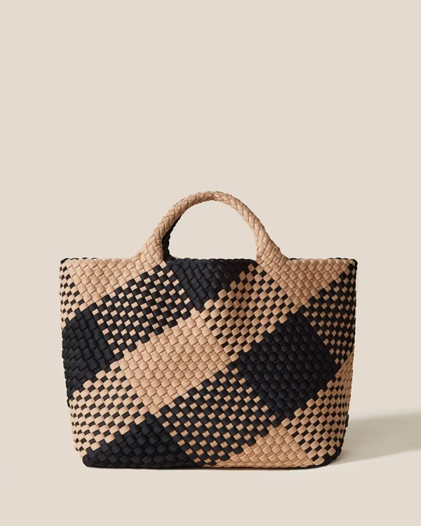 St. Barths Medium Tote Plaid^NAGHEDI Fashion