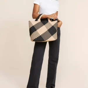 St. Barths Medium Tote Plaid^NAGHEDI Fashion